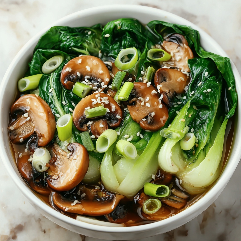 Bok Choy and Mushroom Stir Fry Recipe - Recipe Image