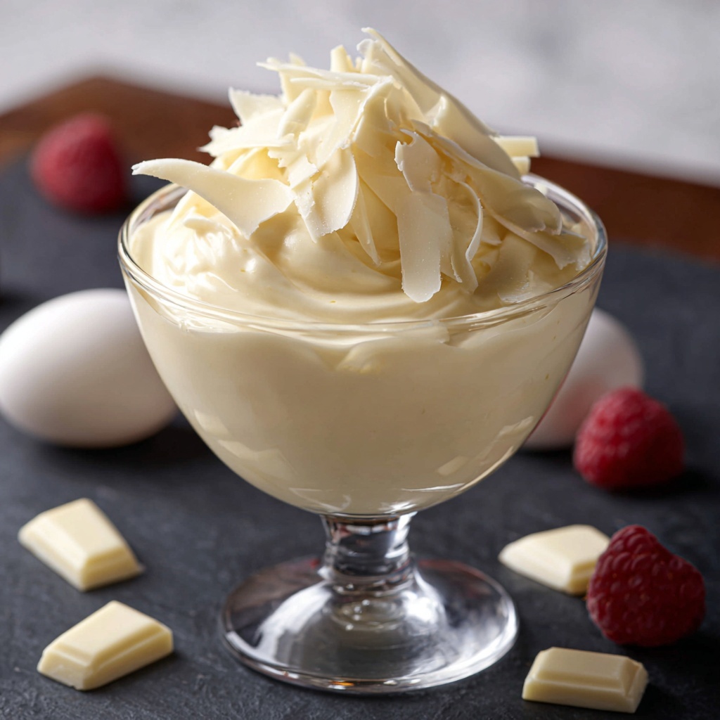 White Chocolate Mousse Recipe - Recipe Image