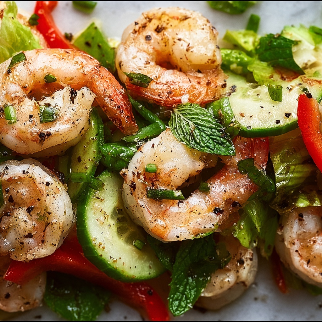 Spicy Thai Shrimp Salad (Pla Goong) Recipe - Recipe Image