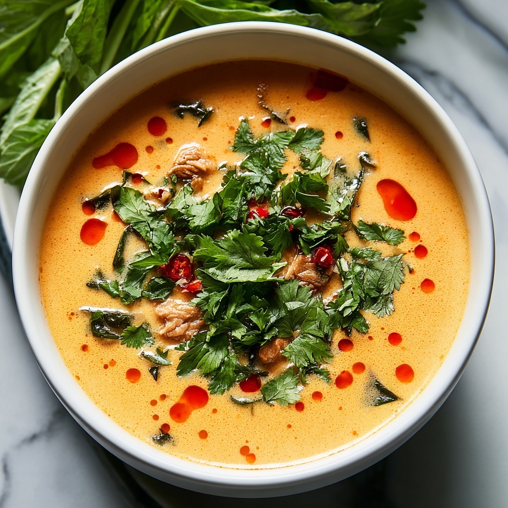 Crockpot Thai Coconut Chicken Soup Recipe - Recipe Image