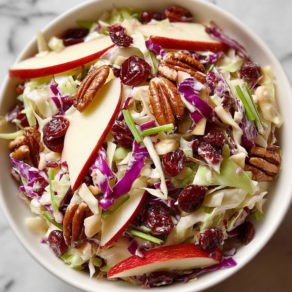 Apple Cranberry Coleslaw Recipe - Recipe Image