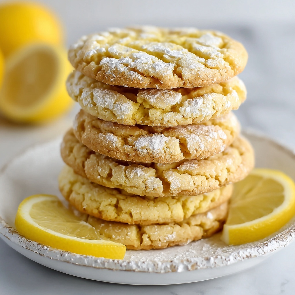 Gluten-Free Almond Flour Lemon Cookies Recipe - Recipe Image
