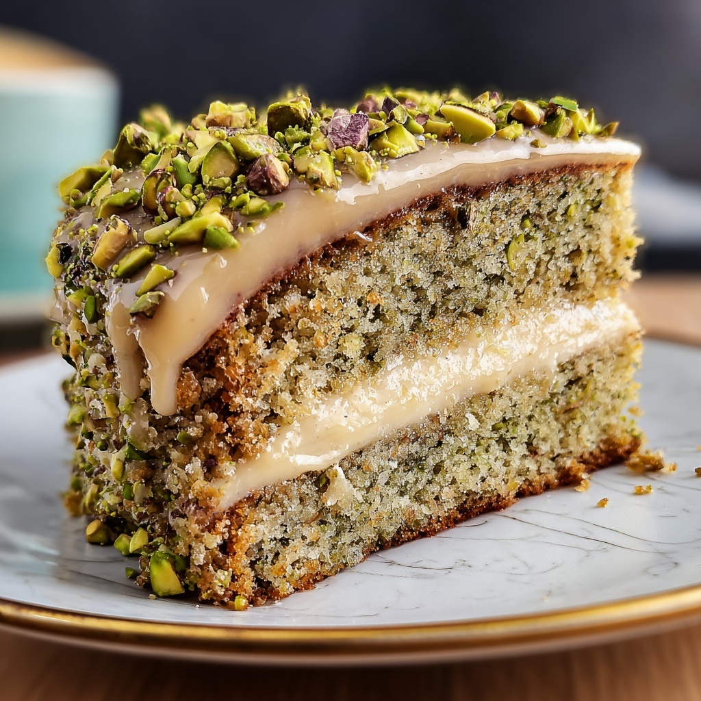Pistachio Coffee Cake Recipe - Recipe Image