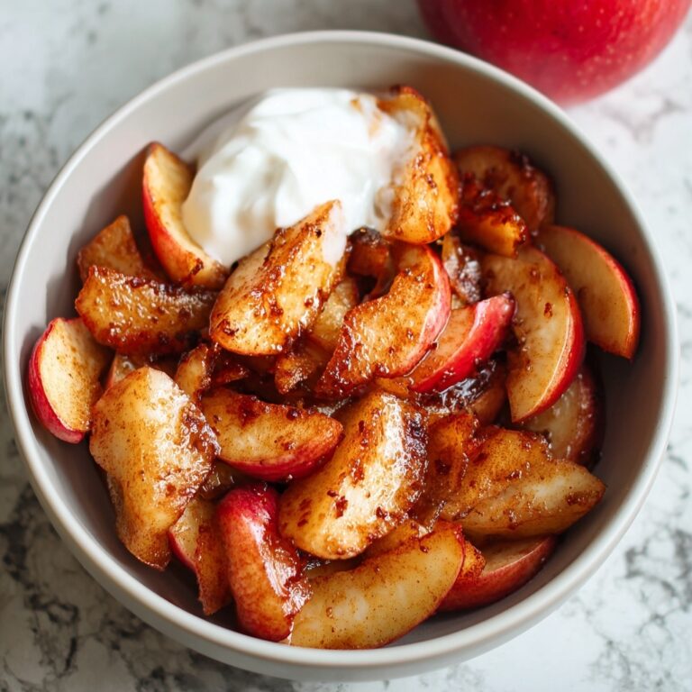 Crispy Cinnamon Maple Air Fryer Apples Recipe
