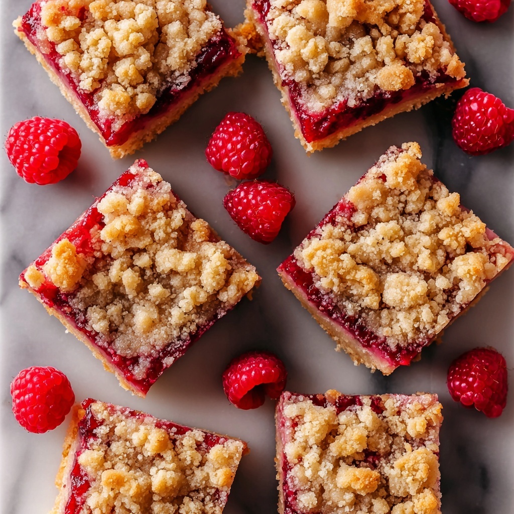 Raspberry Streusel Shortbread Bars Recipe - Recipe Image