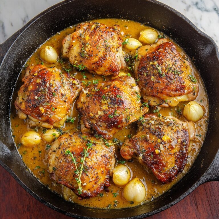 Rustic Roasted Garlic Chicken with Asiago Gravy Recipe