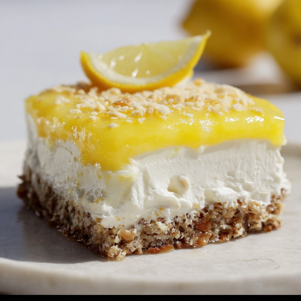 Lemon Pretzel Dessert Recipe - Recipe Image