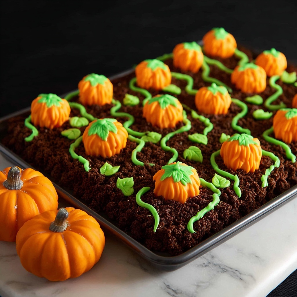Pumpkin Patch Poke Cake Recipe - Recipe Image