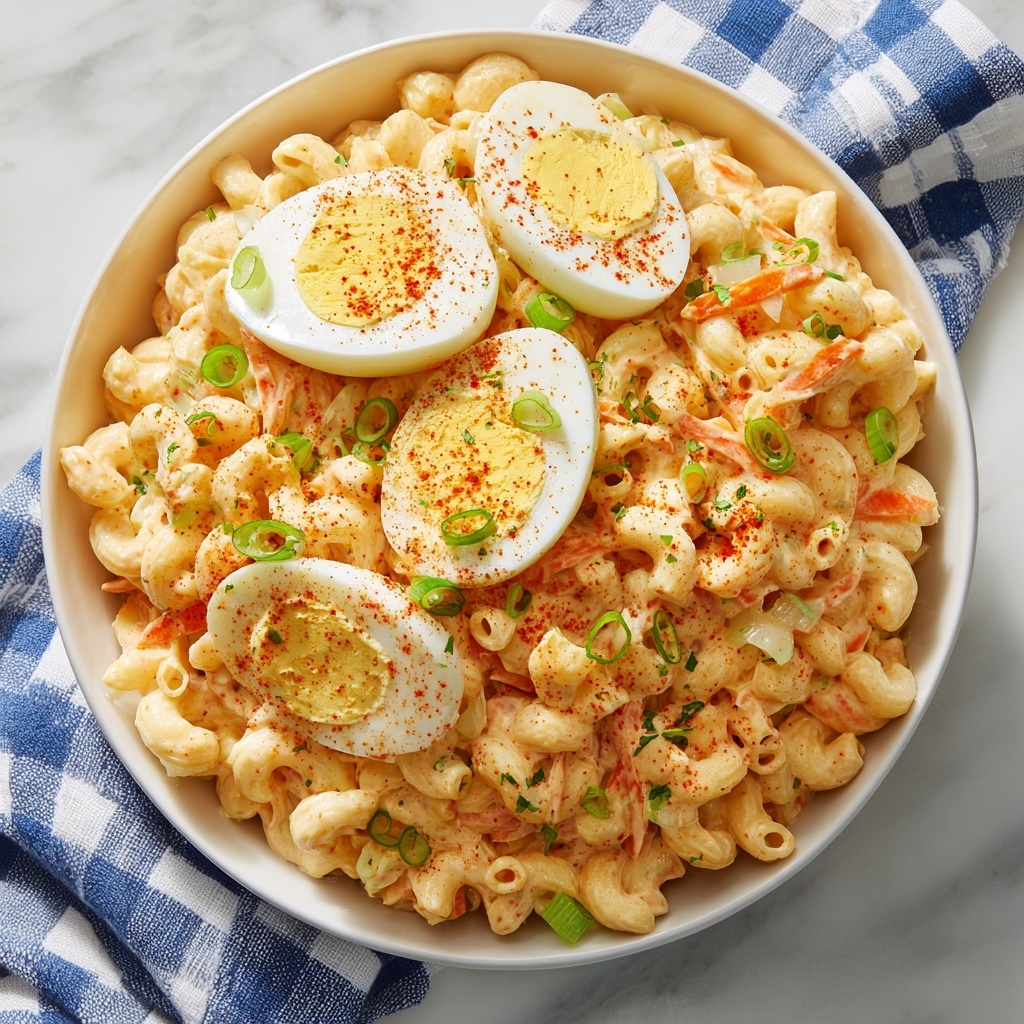 Deviled Egg Pasta Salad Recipe - Recipe Image