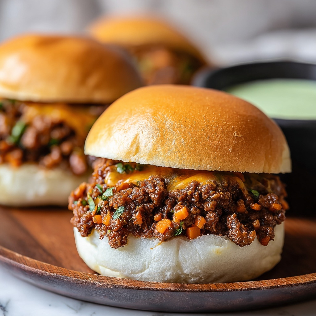 Philly Cheesesteak Sloppy Joes Recipe - Recipe Image