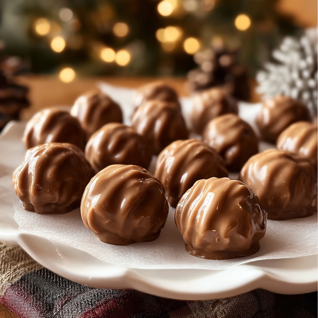 Peanut Butter Chocolate Balls Recipe - Recipe Image