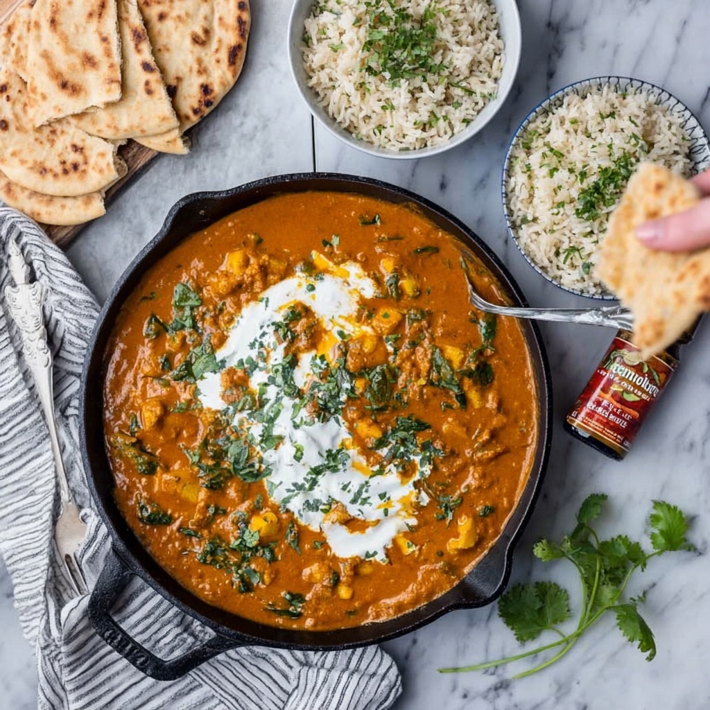 Chicken Curry with Coconut Milk, Tomatoes & Spinach Recipe - Recipe Image