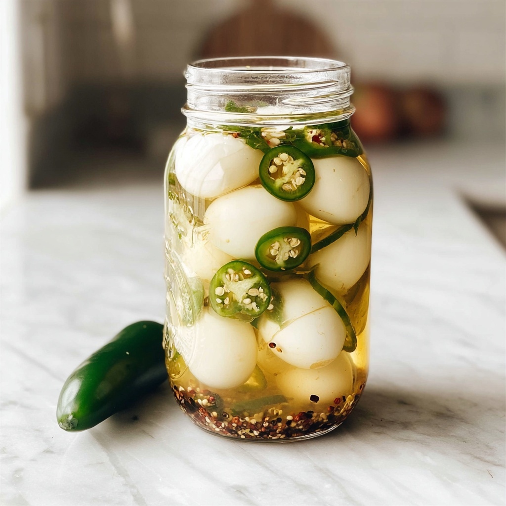 Spicy Pickled Eggs Recipe - Recipe Image