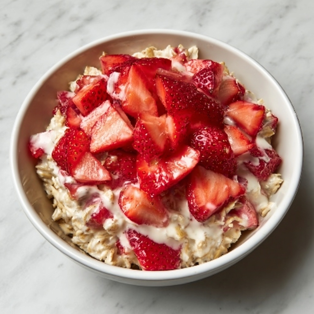 Creamy Rhubarb Overnight Oats – A Healthy Breakfast Recipe - Recipe Image