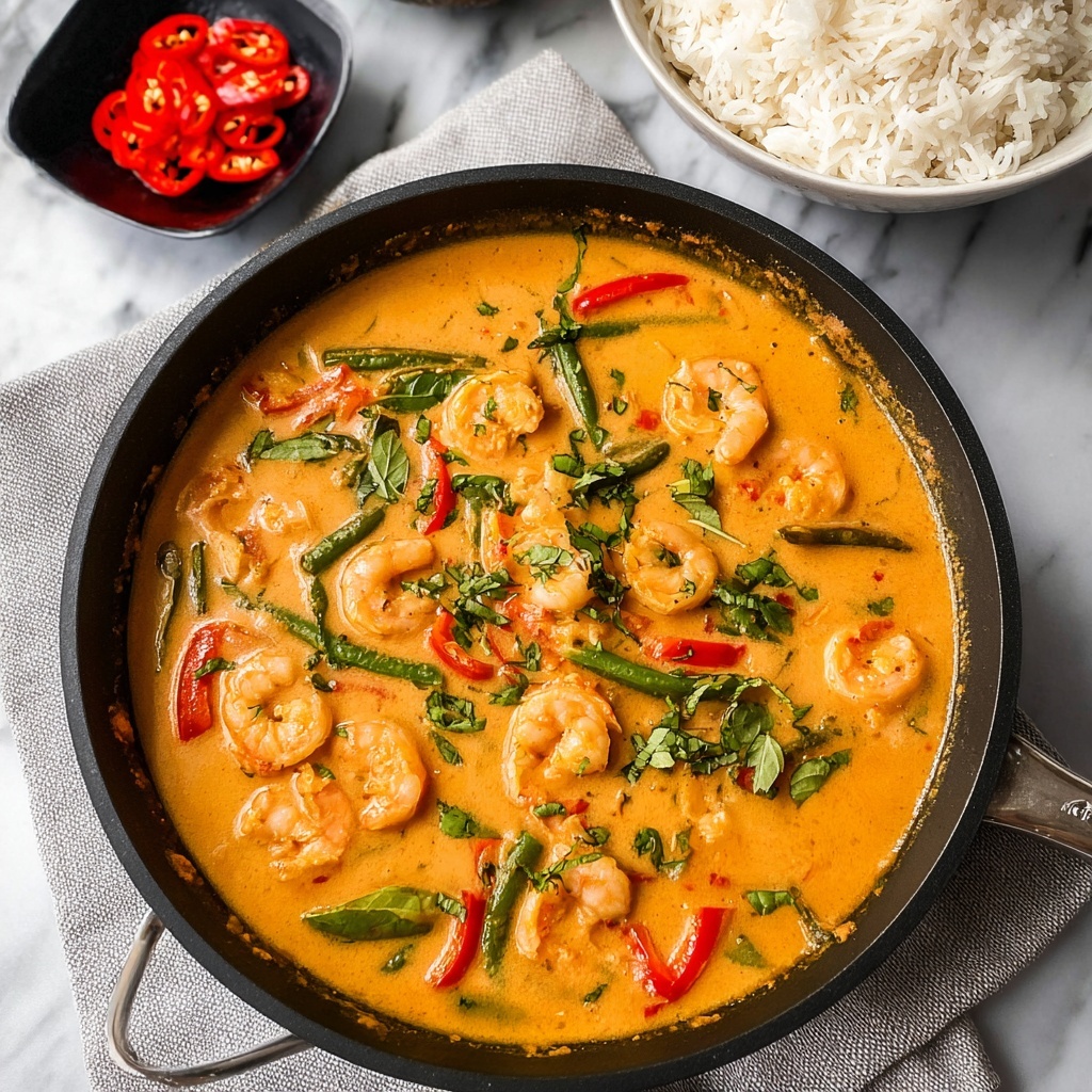 Thai Panang Curry with Prawns Recipe - Recipe Image