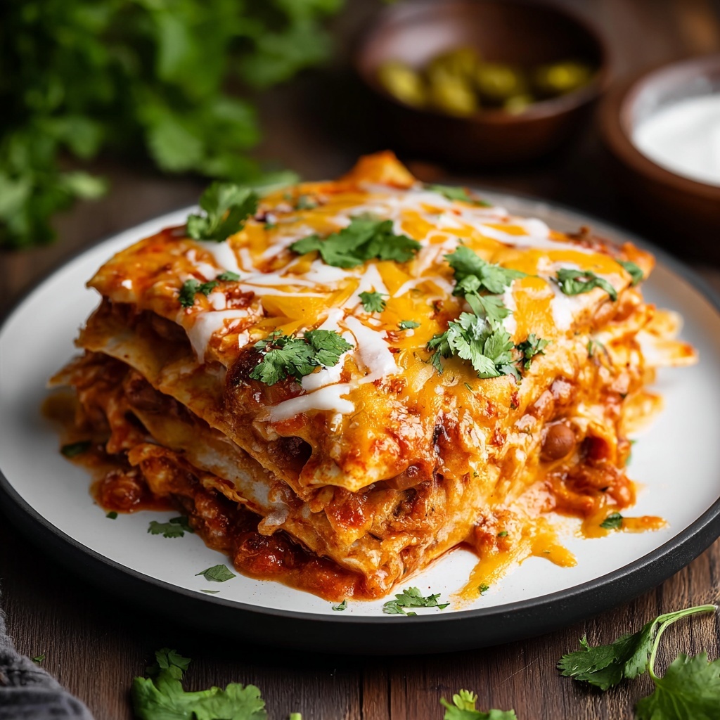 Beef and Bean Enchiladas Recipe - Recipe Image