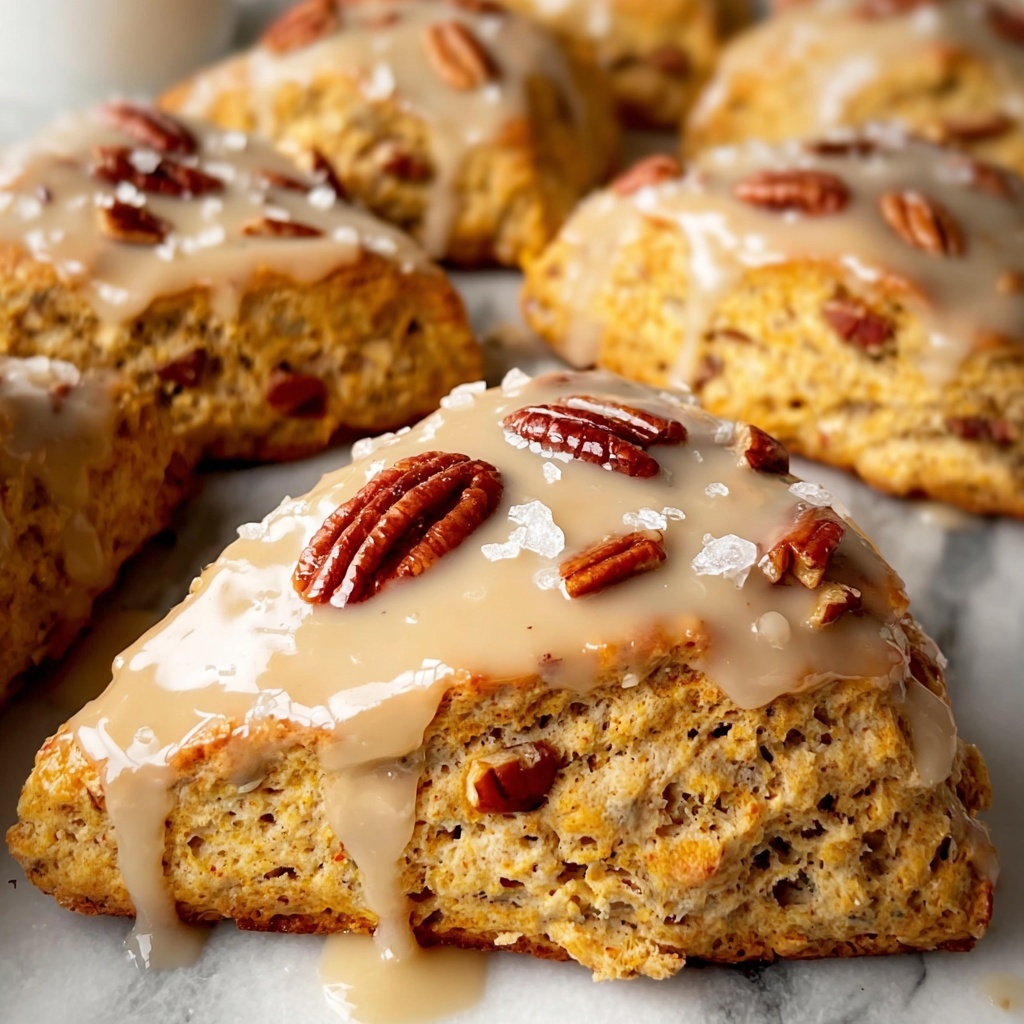 Tasty Maple Pecan Pumpkin Scones Recipe - Recipe Image