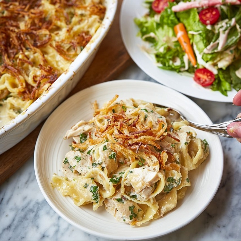 Monterey Chicken Spaghetti Casserole Recipe - Recipe Image