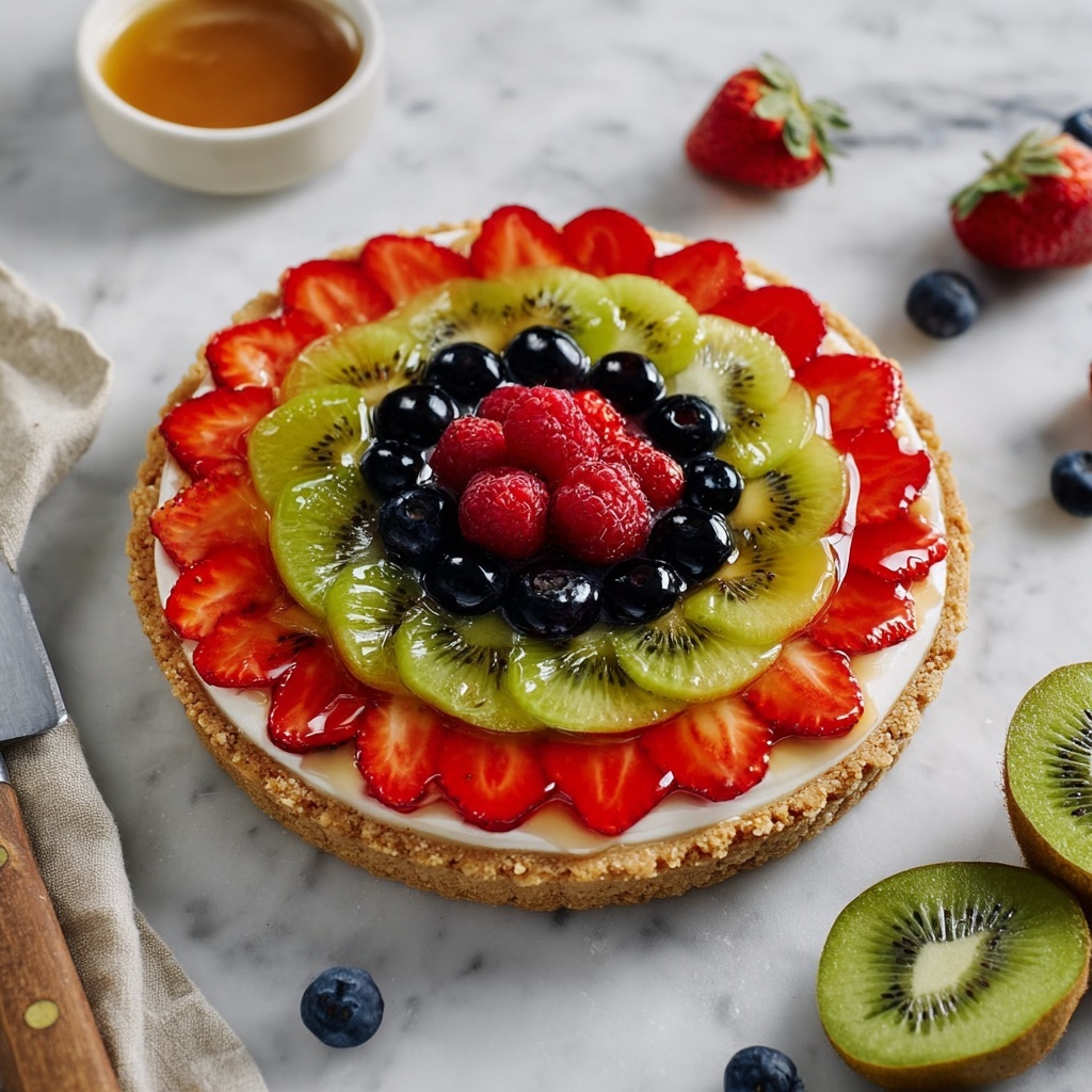 Vegan Fruit Tart Recipe - Recipe Image
