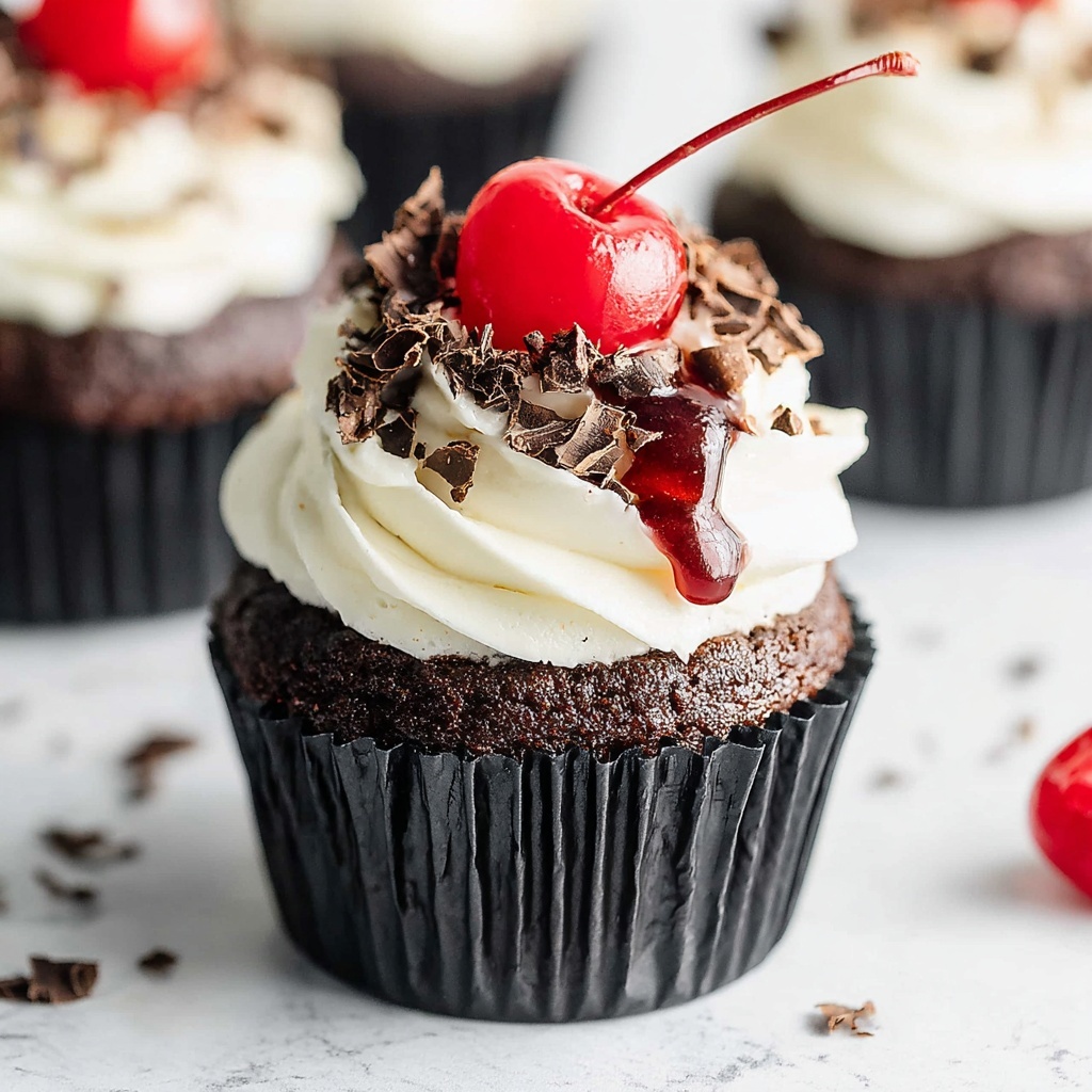 Vegan Black Forest Cupcakes Recipe - Recipe Image