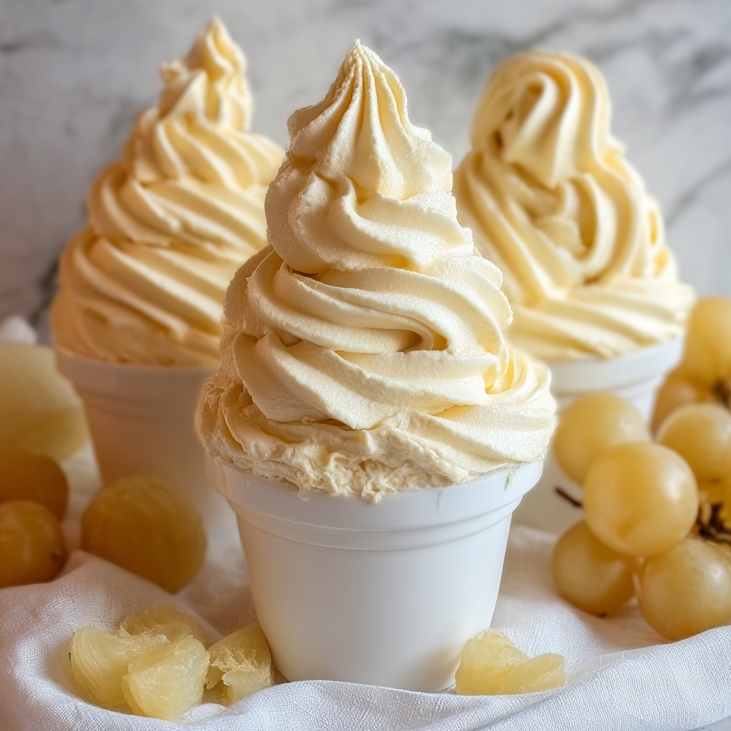 Homemade Pineapple Soft Serve Ice Cream Recipe - Recipe Image