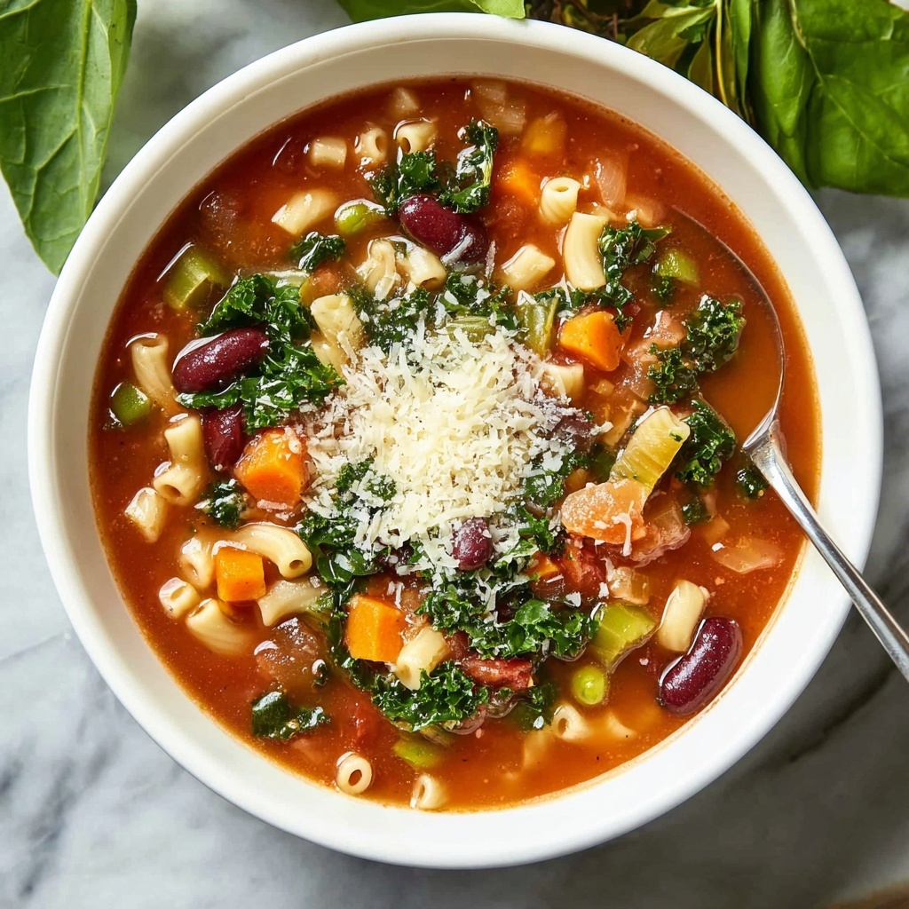 Classic Minestrone Soup with Gluten-Free Noodles Recipe - Recipe Image