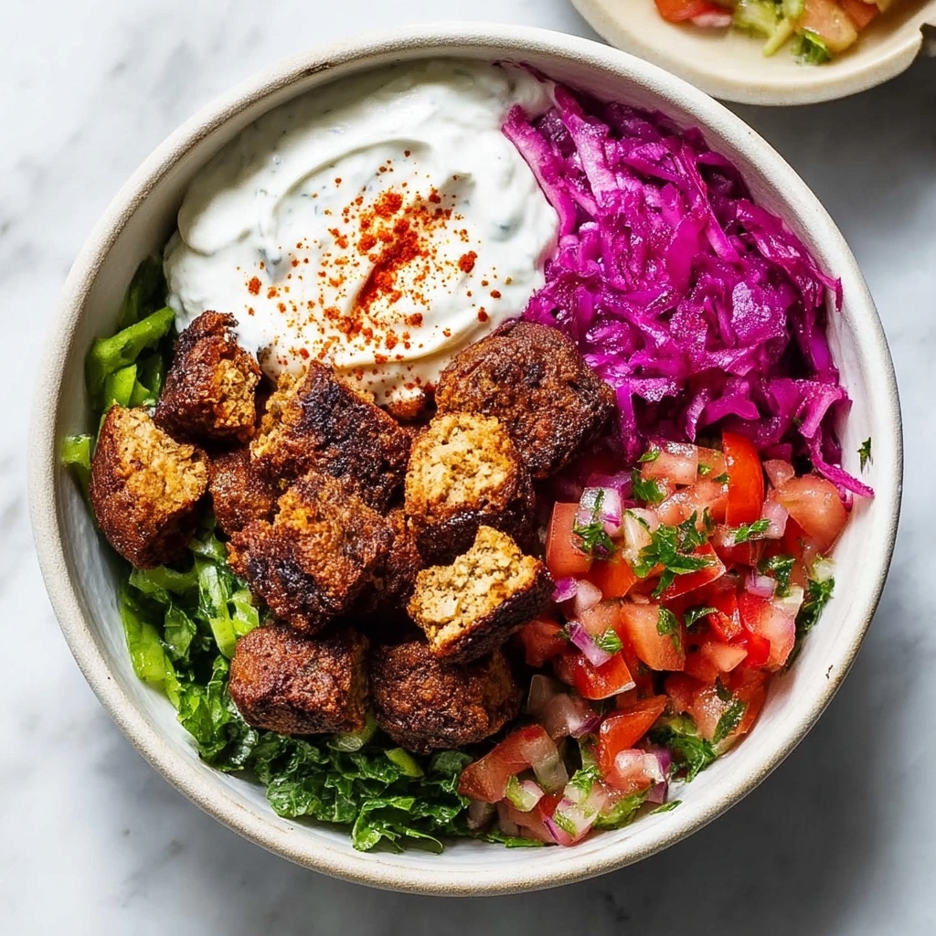 Easy Chicken Falafel Bowls Recipe - Recipe Image