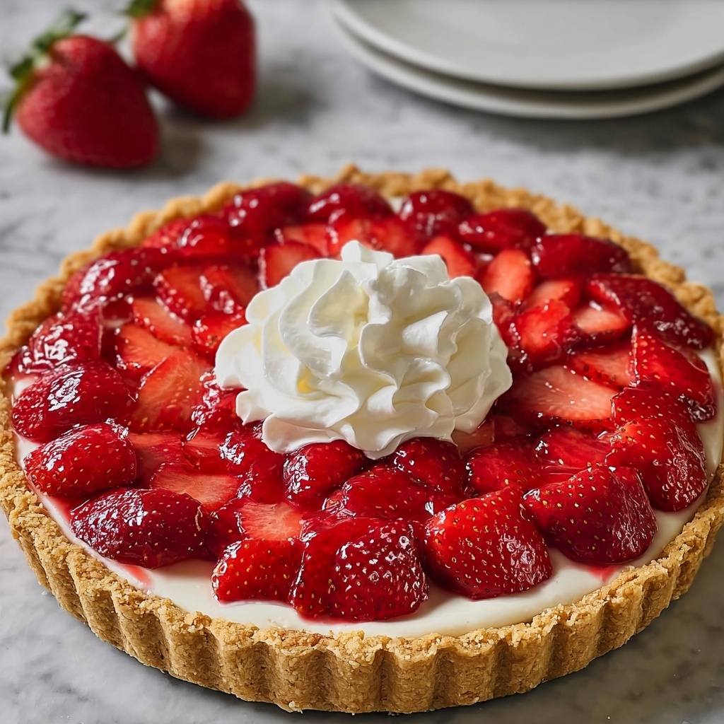 Strawberry Cheesecake Pie Recipe - Recipe Image