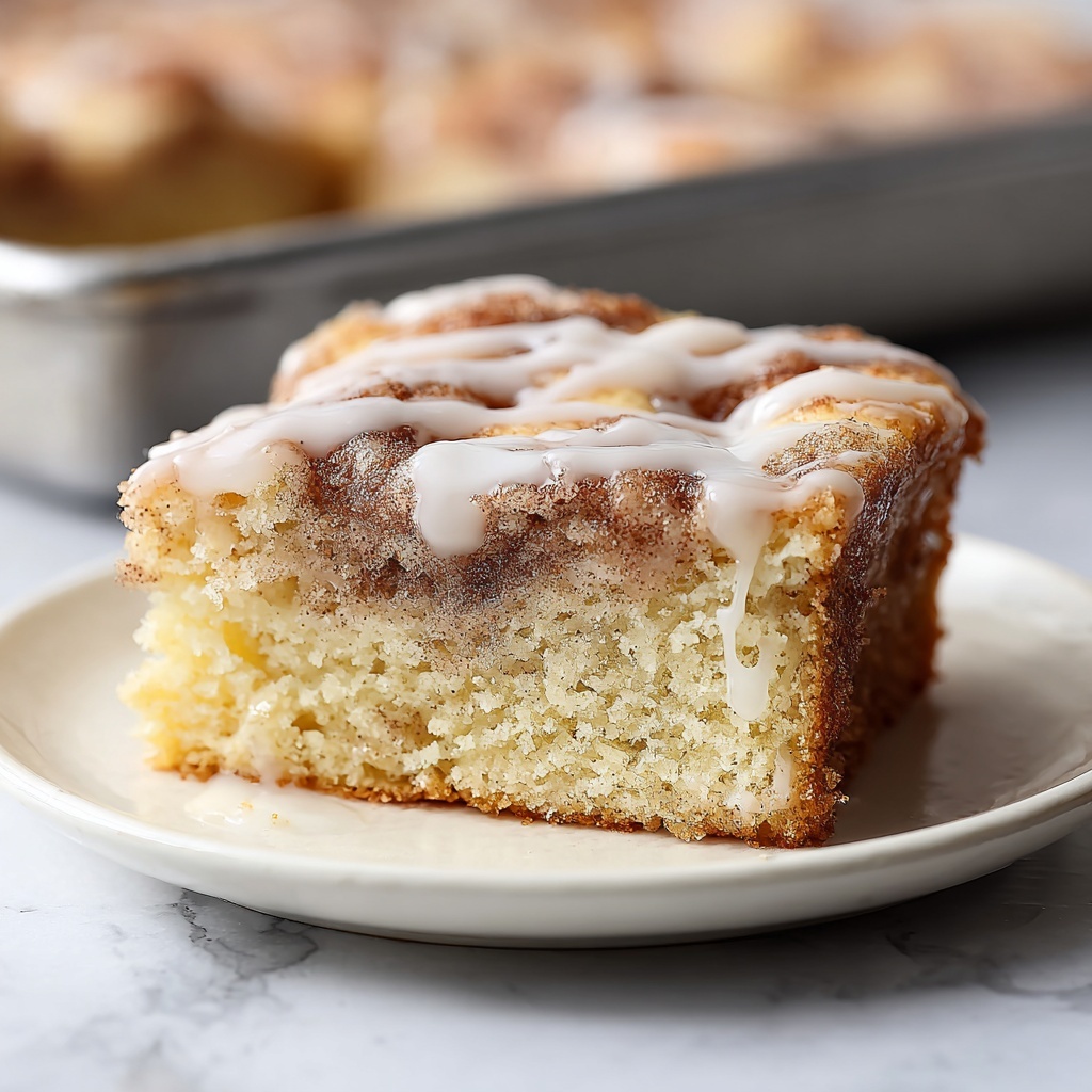 Easy Cinnamon Roll Cake Recipe - Recipe Image