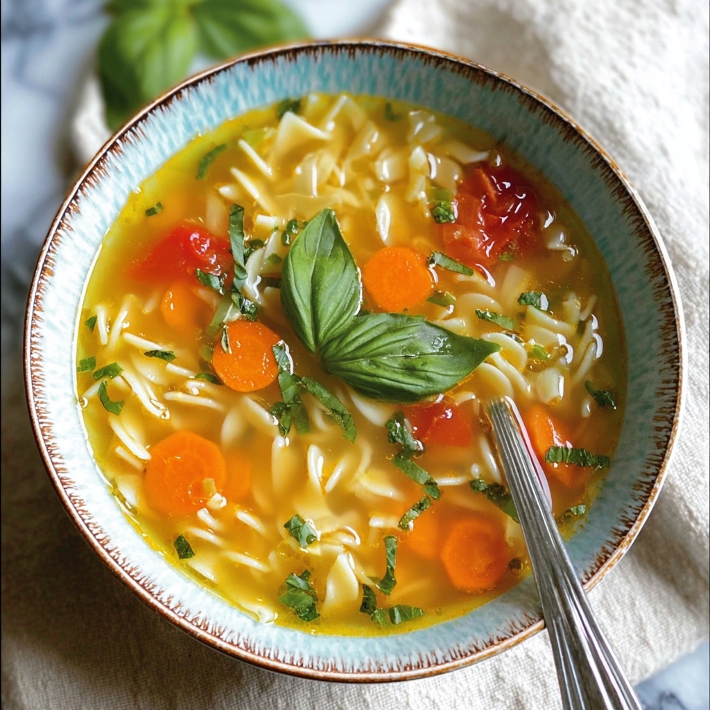 Summery Orzo Soup Recipe - Recipe Image