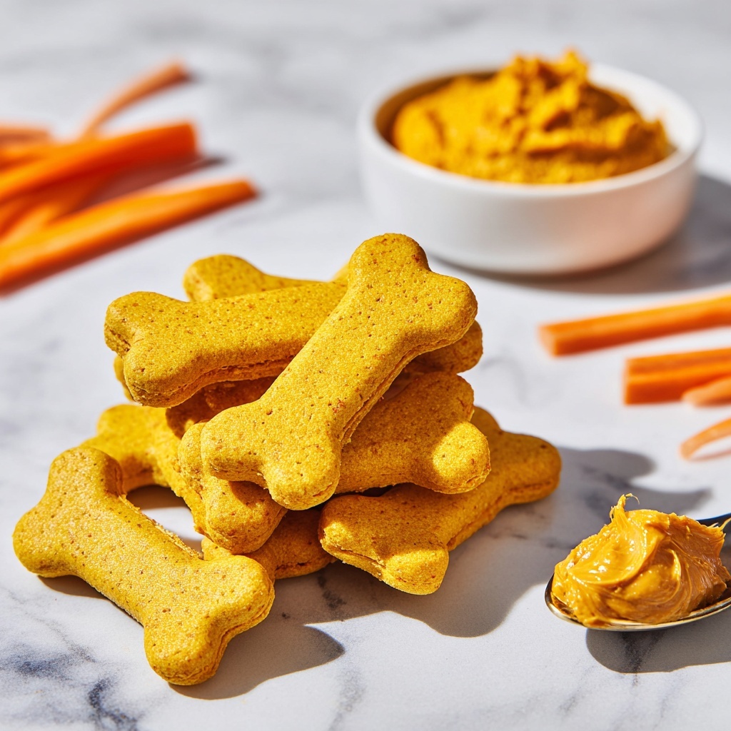 Homemade Pumpkin Carrot Dog Treats Recipe - Recipe Image