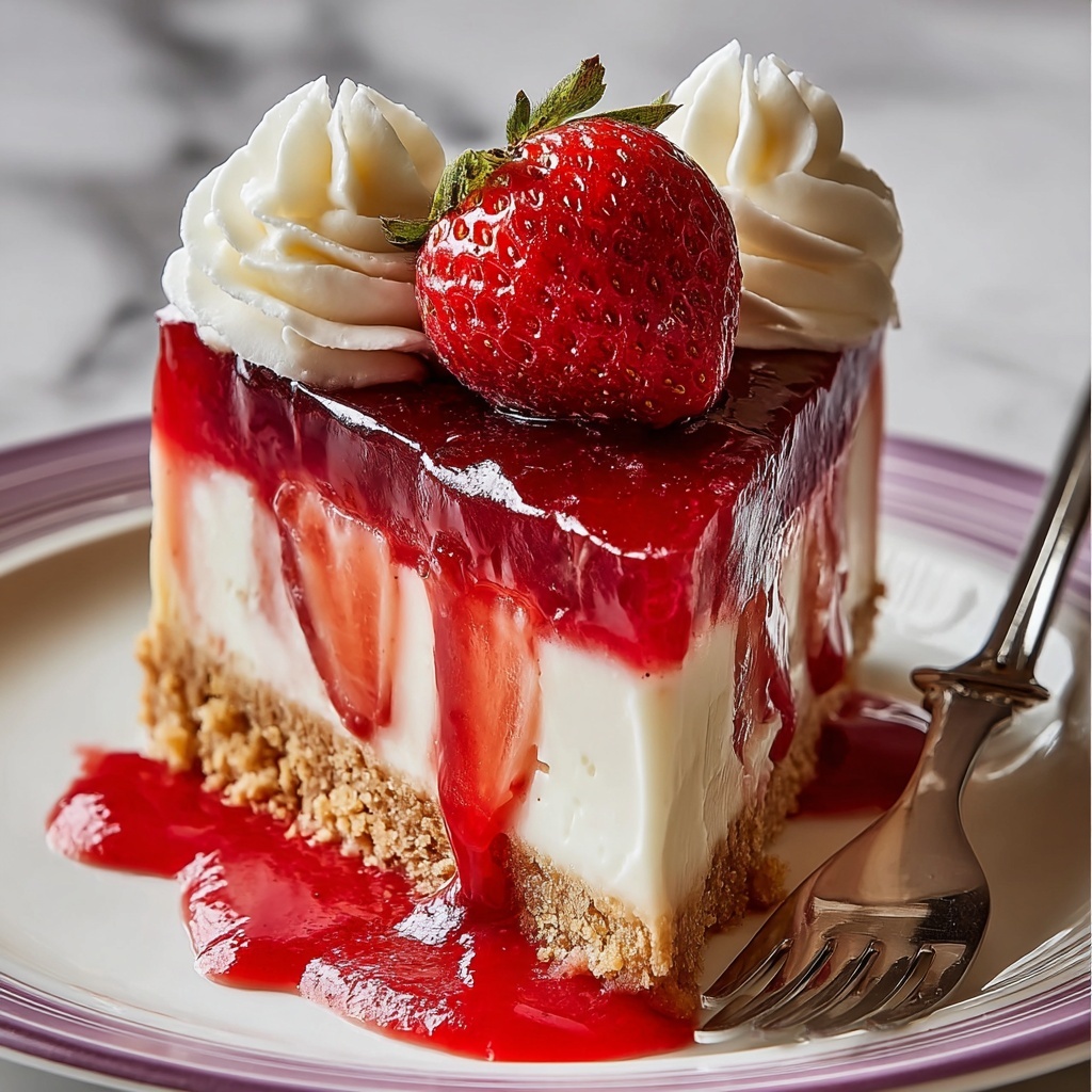 Strawberry Swirl Cheesecake Recipe - Recipe Image