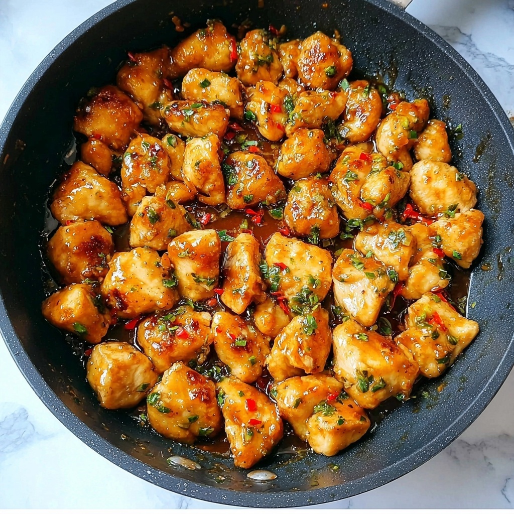 Honey Garlic Chicken Bites Recipe - Recipe Image
