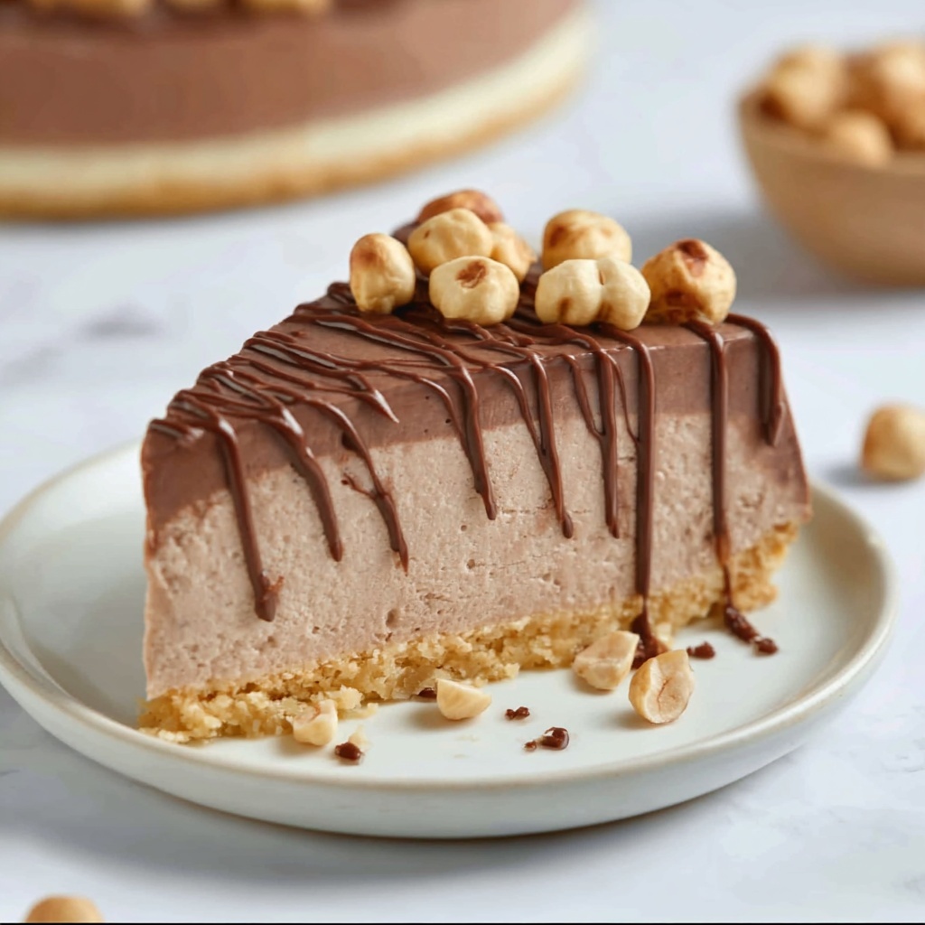 Nutella Cheesecake Recipe - Recipe Image
