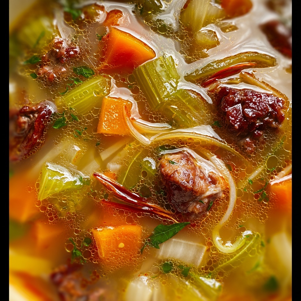 The Best Vegetable Beef Soup Recipe - Recipe Image
