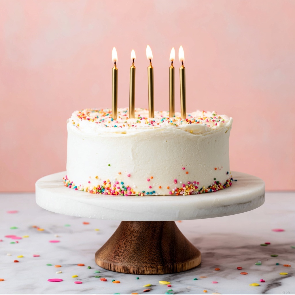 Confetti Birthday Cake (Funfetti) Recipe - Recipe Image