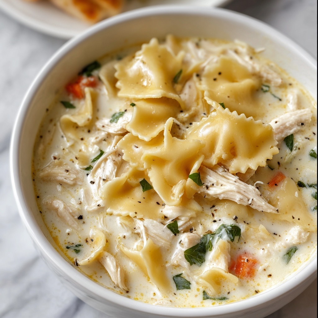 Creamy White Chicken Lasagna Soup Recipe - Recipe Image