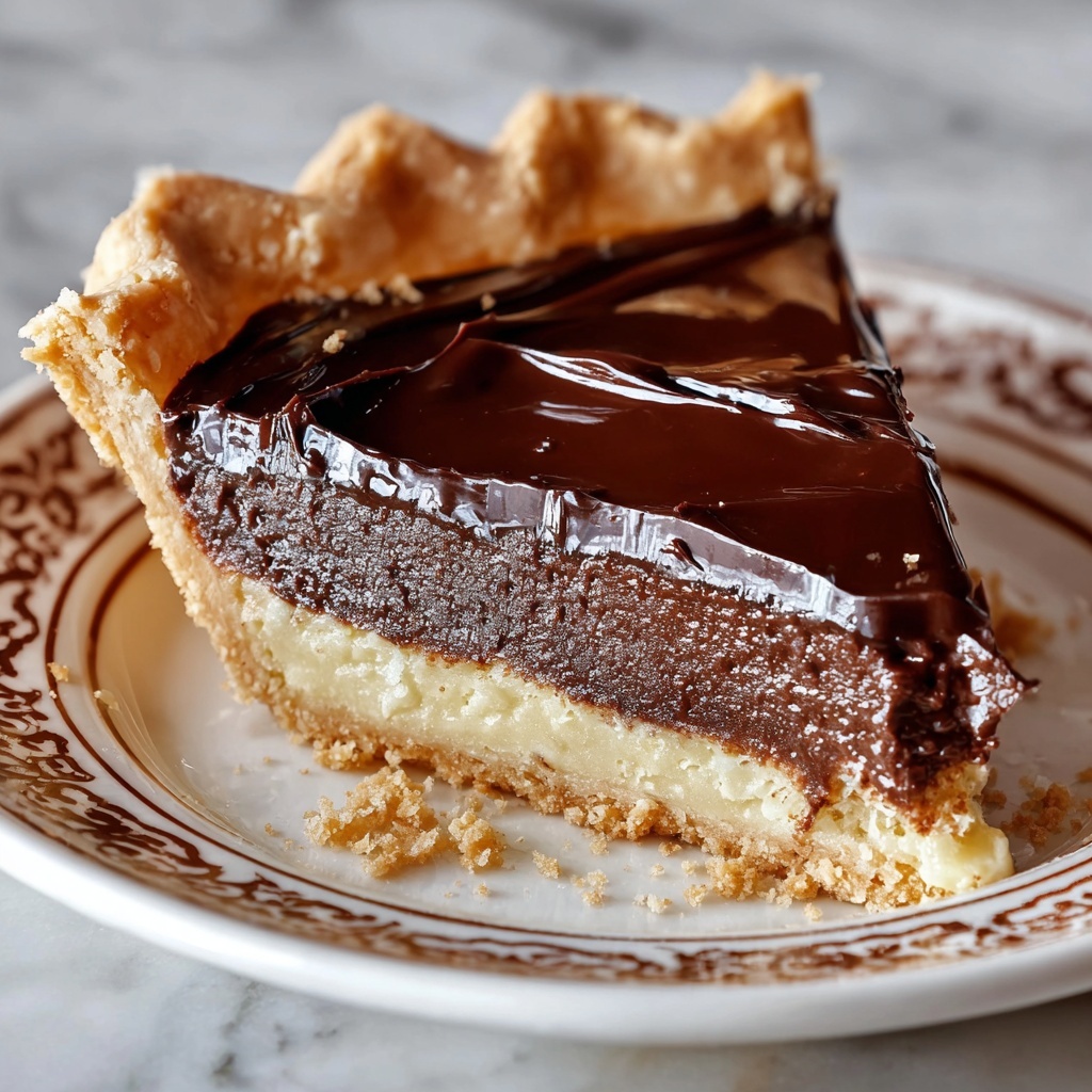 Hot Fudge Pie Recipe - Recipe Image