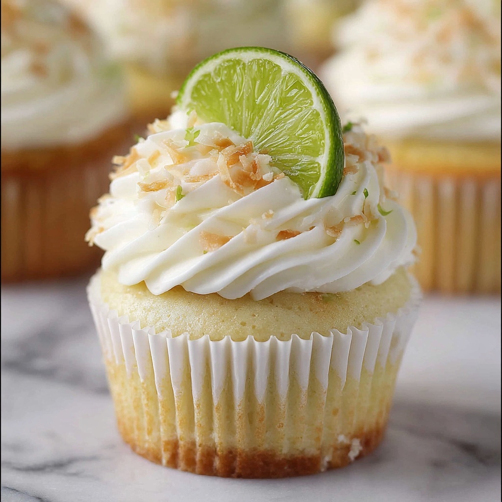 Coconut Lime Cupcakes Recipe - Recipe Image