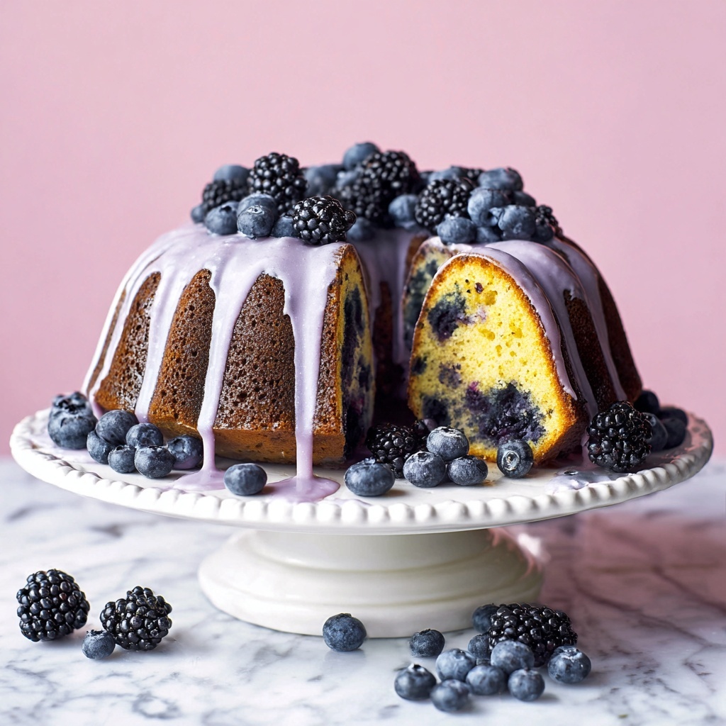 Blueberry Breakfast Bundt Cake Recipe - Recipe Image