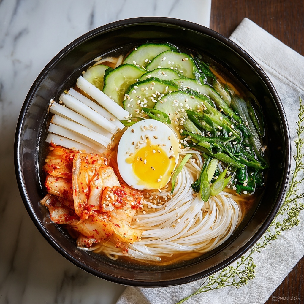 Naengmyeon (Korean Cold Noodles) Recipe - Recipe Image