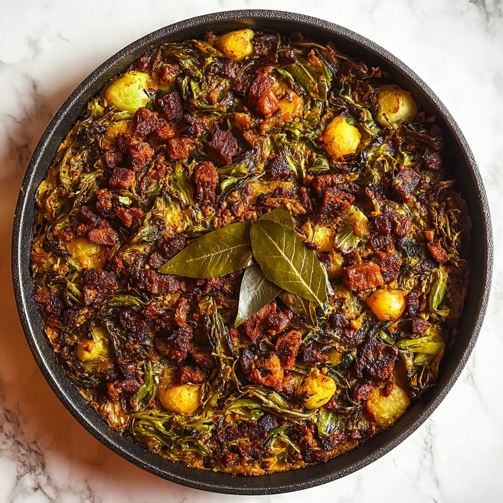 Baked Gnocchi with Sprouts and Leeks Recipe - Recipe Image