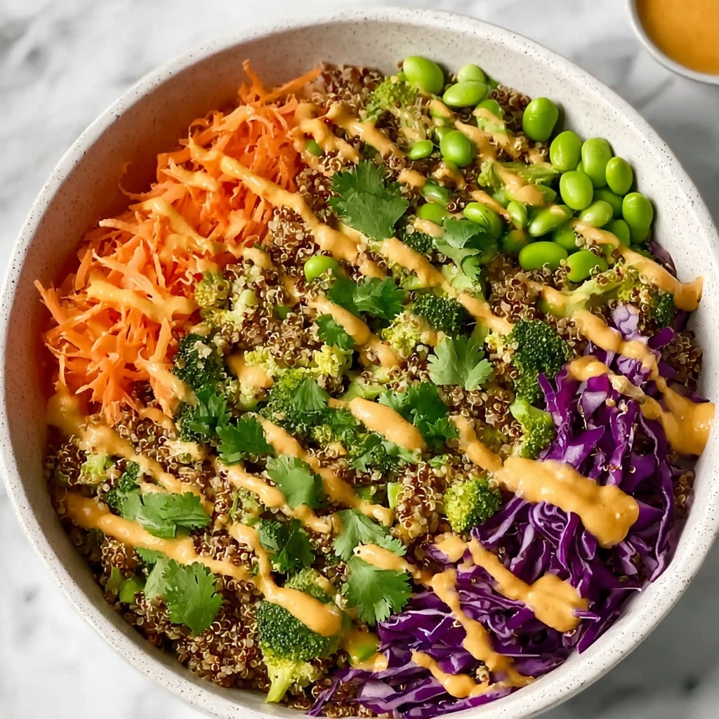 Crunchy Asian Edamame Salad with Peanut Dressing Recipe - Recipe Image