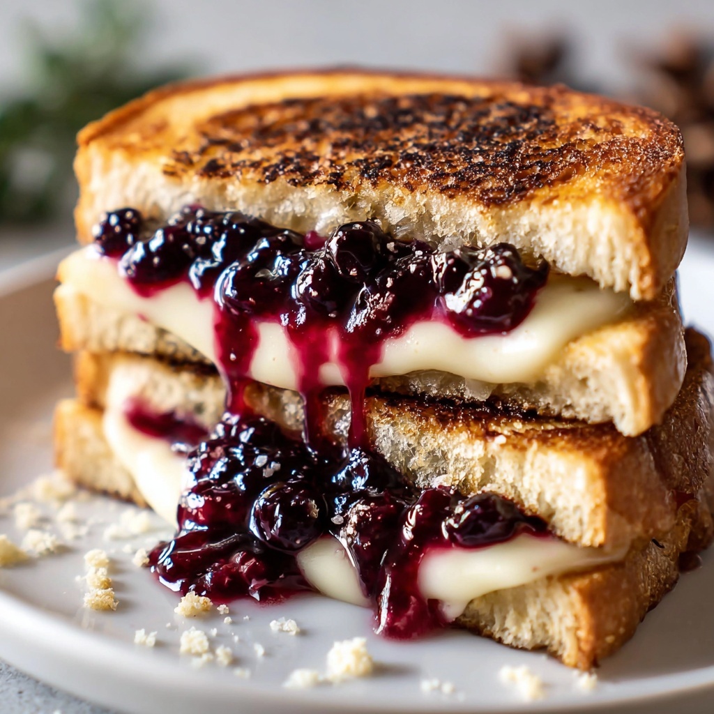 Balsamic Blackberry Bliss Grilled Cheese Recipe - Recipe Image