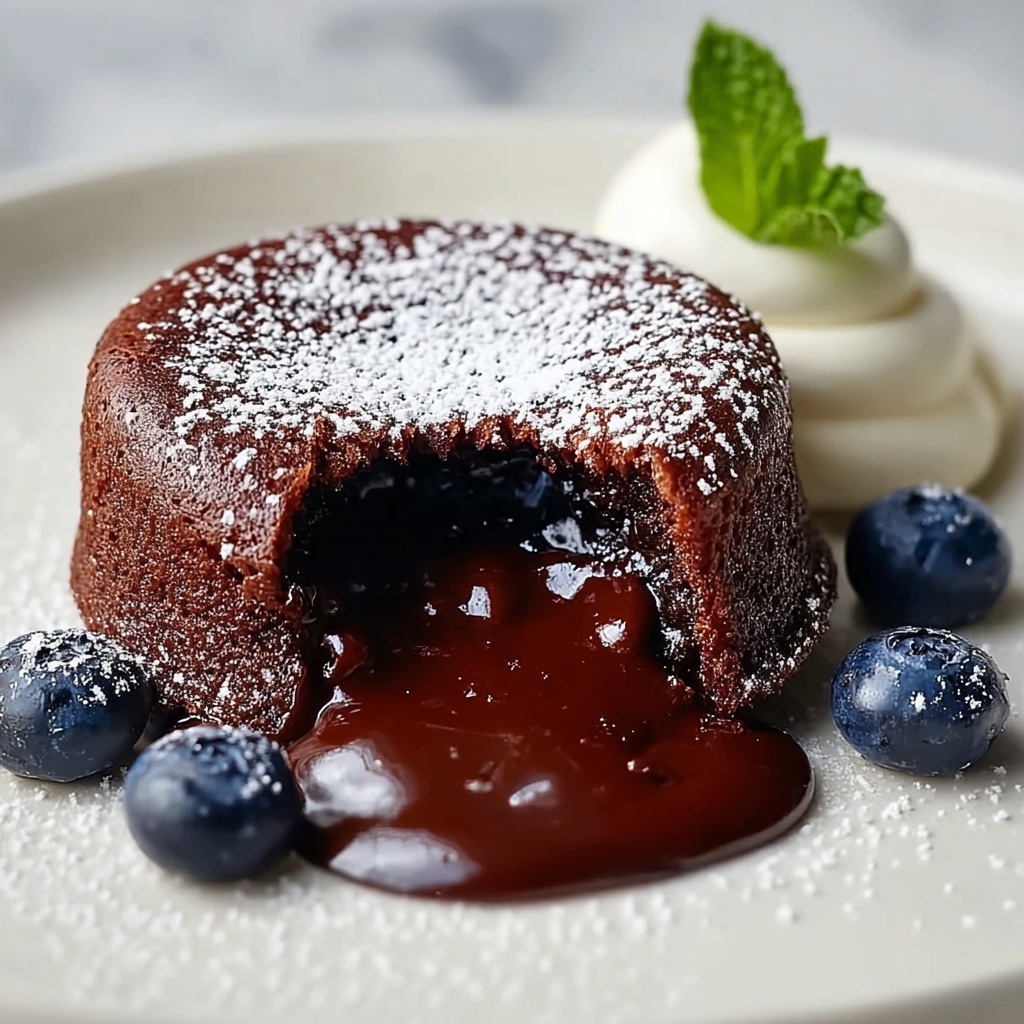 Decadent Air Fryer Chocolate Lava Cakes Recipe - Recipe Image