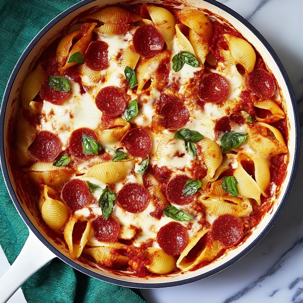Cheesy Pepperoni Pasta Bake Recipe - Recipe Image