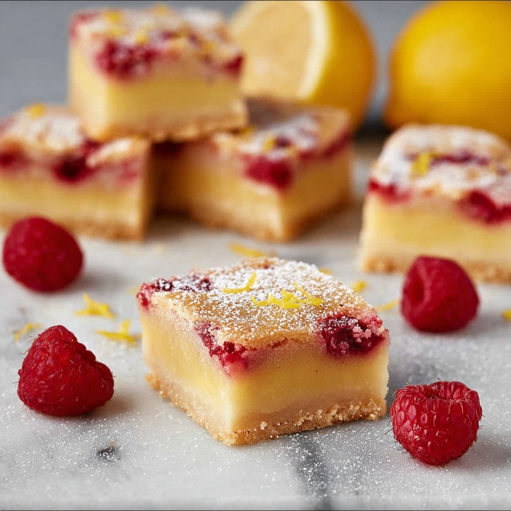 Raspberry Lemon Bars Recipe - Recipe Image