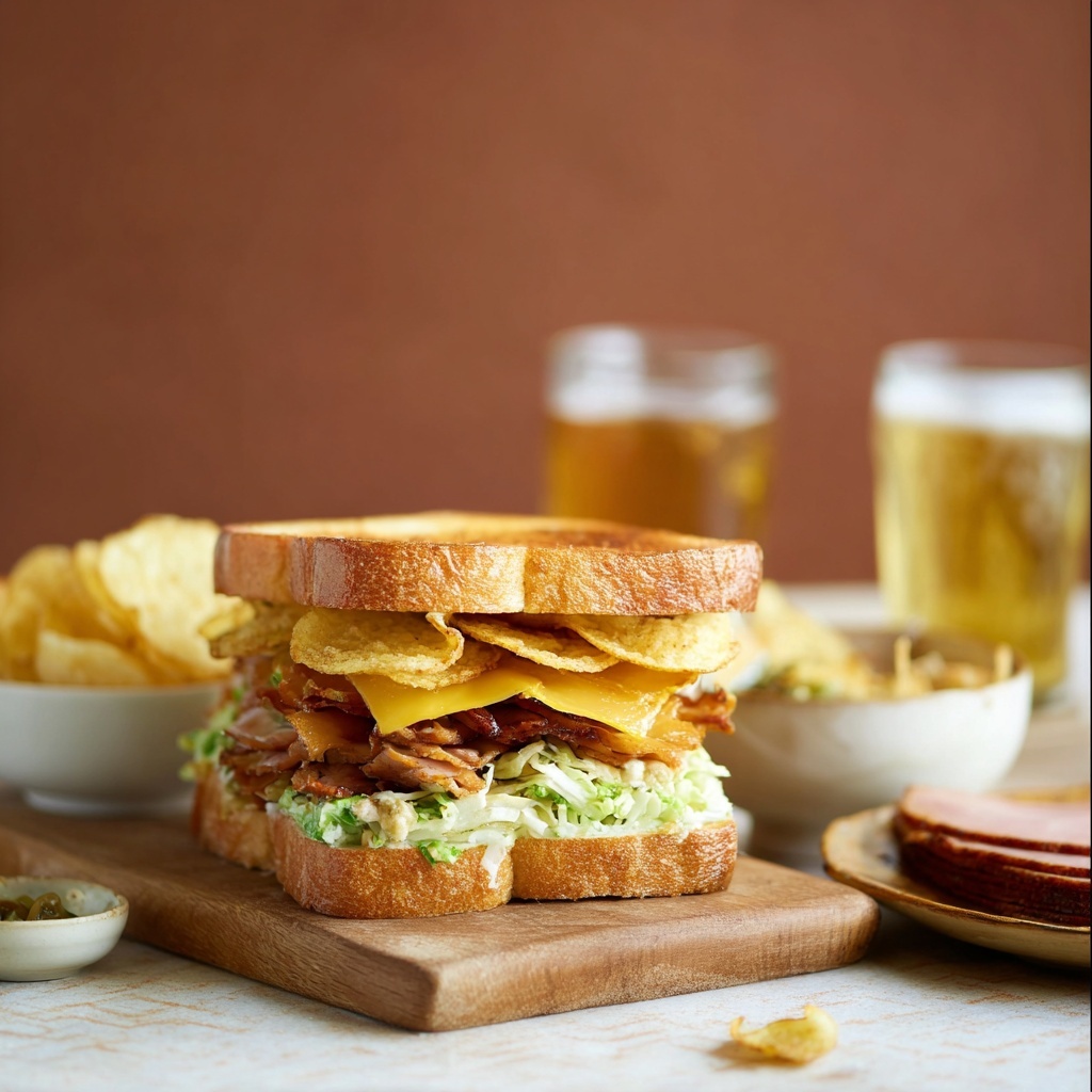 Fried Bologna Sandwich Recipe - Recipe Image