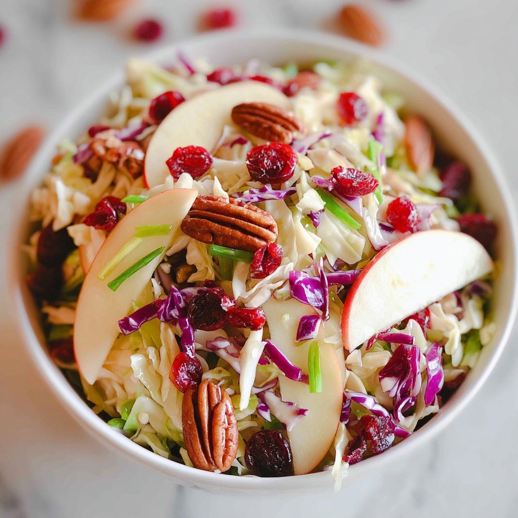 Apple Cranberry Coleslaw Recipe - Recipe Image