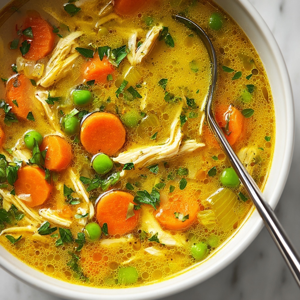 Anti-Inflammatory Turmeric Chicken Soup Recipe - Recipe Image